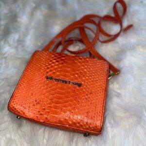 Brandon Blackwood-genuine snakeskin bag